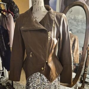 G.I.L.I. Chocolate Leather Women's Jacket